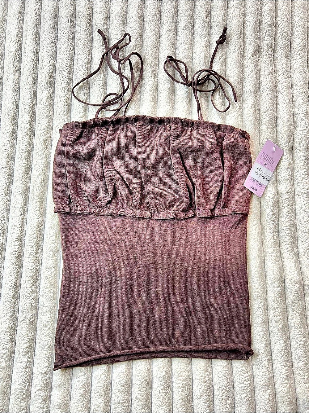 Wild Fable Ruched Camisole in Brown Size XS NWT